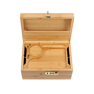 Boîte <span class=keywords><strong>de</strong></span> rangement <span class=keywords><strong>en</strong></span> <span class=keywords><strong>bois</strong></span> <span class=keywords><strong>de</strong></span> luxe sur mesure avec serrure et boîte <span class=keywords><strong>de</strong></span> rangement roulante - Product Image 5
