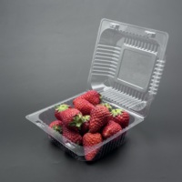 Fournisseur Direct E-commerce Populaire Emballage pour Raisins Boîte Coque en Plastique PET Jetable pour Fruits Série MX LIXIN 0.3mm