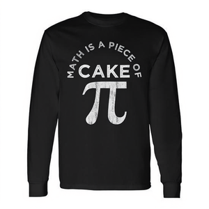 Camiseta de manga larga Math Is A Piece Of Pi para amantes de la matemática, Día de Pi 2024 - Product Image 2