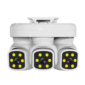 Caméra de sécurité extérieure étanche à 3 écrans Wifi Audio bidirectionnel Couleur Vision nocturne <span class=keywords><strong>IPCamera</strong></span> AI Suivi automatique Caméra CCTV PTZ pour la maison - Product Image 1