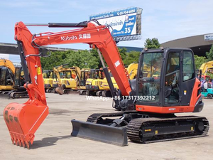Mini-excavatrice sur chenilles d'occasion de haute qualité, marque japonaise de premier plan, 7,5 tonnes, modèle KX175 - Product Image 2