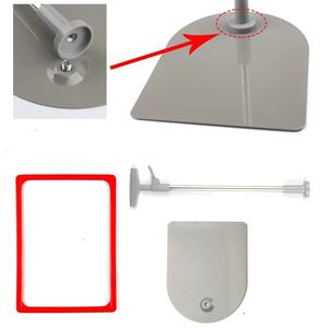 Supermarkt reclamehouder PVC telescopisch frame A4 poster prijskaartjeshouder promotie vloerstandaard tafel voor kartonnen dozen - Product Image 3