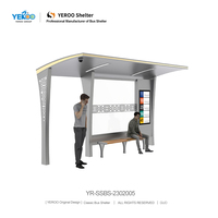 Abri de bus Yeroo : Fabricant de abris de bus au design moderne avec fonction de recharge, vente chaude dans le monde entier