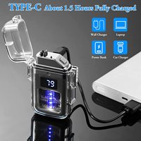 Nouveau briquet électronique sans flamme rechargeable par USB pour cigarette