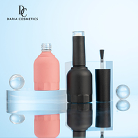 Bouteille de vernis à ongles populaire de 13 ml, flacon en verre personnalisé pour vernis gel, flacon cosmétique en verre avec pinceau et couvercle