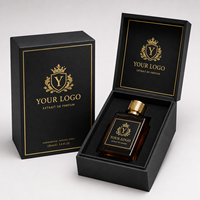Scatola di Lusso Nera e Oro per Profumi, Confezione Regalo Rigida Personalizzata con Logo e Stampa a Caldo per Collezioni di Fragranze Premium