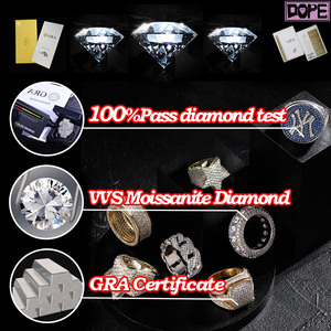 Anillo de moissanita personalizado <span class=keywords><strong>King</strong></span> Crown The <span class=keywords><strong>Don</strong></span> Hip Hop Ring Iced Out 925 Silver VVS Championship Ring - Product Image 5