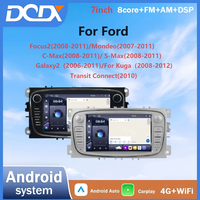 Pour Ford Focus (2008-2012) Écran 7 pouces Android 15 Autoradio, CarPlay sans fil & Android Auto Lecteur multimédia vidéo Stéréo de voiture