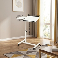 Bureau réglable en hauteur de qualité supérieure, table de chevet mobile, pliage et réglage en hauteur faciles, bureau de lit, bureau de canapé, bureau paresseux