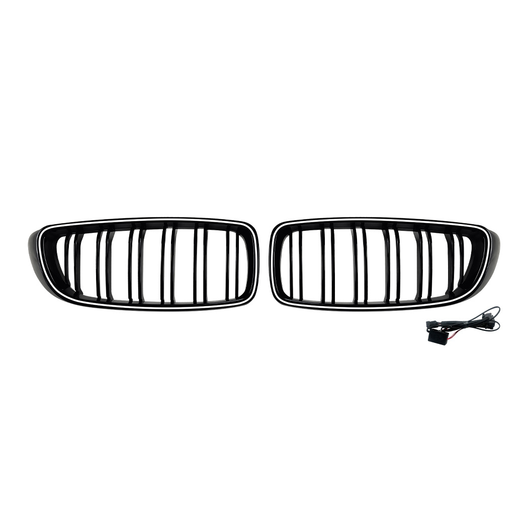 Double-line all-black with lights