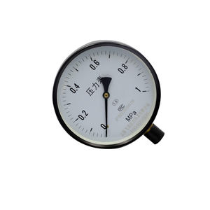 Ponteiro de aço inoxidável de 200mm, medidor de pressão líquida de wate, medidor de pressão de caldeira de 1mpa, indicador de medição de pressão hidráulica - Product Image 3