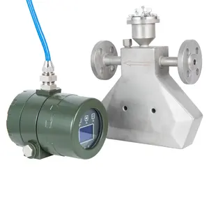 Çin yüksek doğruluk DN40 50 75 LPG dizel yakıt sıvı Coriolis akış ölçer kütle su debimetre ölçer 5-50 l/min fiyat