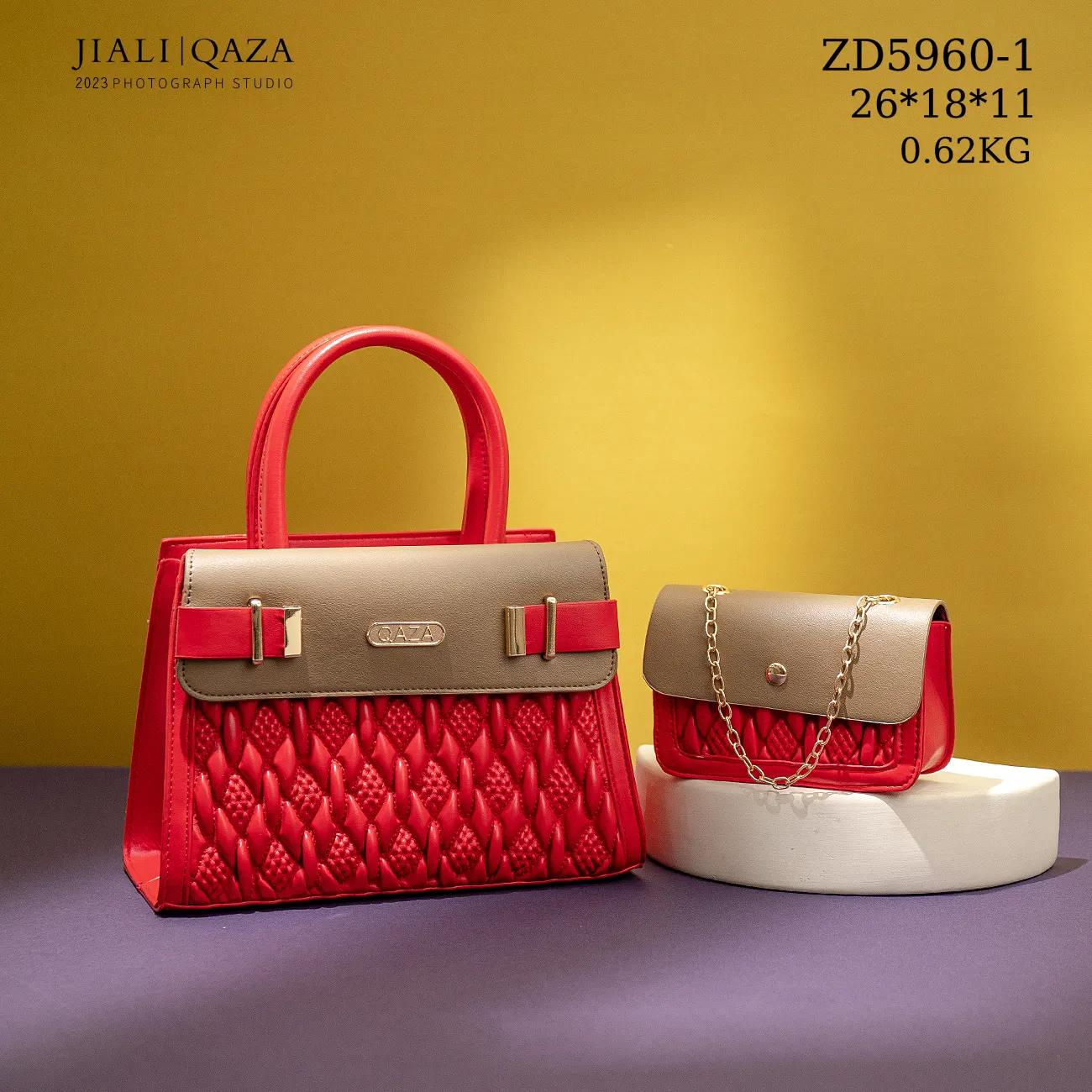 High quality womens handbag low price 2023 wholesale luxury fashion ladies leather purses and handbags set 2 in 1 sacs main