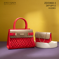 Sac à Main Femme de Haute Qualité, Petit Prix, Vente en Gros 2025, Ensemble de Sacs à Main et Portefeuilles en Cuir de Luxe pour Dames, 2 en 1