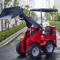 TOHO TH390 Nouvelle Chargeuse Compacte Autoportée Mini Chargeuse 4x4 Chargeuse sur Pneus à Vendre à Prix Avantageux