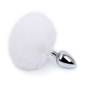 Dogtail <span class=keywords><strong>plug</strong></span> Anale In Metallo Animale del Coniglio di Coniglietto Coda <span class=keywords><strong>Butt</strong></span> <span class=keywords><strong>Plug</strong></span> per il Giocattolo Del Sesso Gioco - Product Image 4
