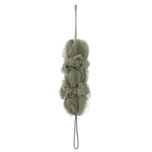 Última llegada ducha cuerpo Baño de limpieza cinturón lindo de malla de PUF de baño de esponja de la correa - Product Image 4
