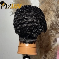 Pelucas sin pegamento, corte pixie, cabello humano, proveedores de pelucas, peluca frontal de encaje HD, mayorista, cabello vietnamita virgen, pelucas pixie cortas, 100% cabello humano
