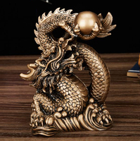 Dragon du Zodiaque, décoration de maison en résine, cadeau de déménagement ou d'inauguration