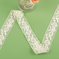 ERKOUMI Tissu en dentelle française élégante, dentelle Chantilly brodée glamour pour accessoires de mariée, emballage de bouquets, bordure de vêtements, décoration