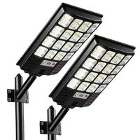 Nouveaux lampadaires solaires extérieurs à détection humaine, offrant une éclairage durable et étanche