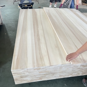 Planche en peuplier naturel collé par le bord, 4x8 pieds, 18mm, pour la fabrication d'armoires - Product Image 2