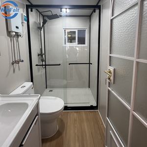 WinFair Prix compétitif Australie 2 chambres préfabriquées 20 pieds maisons conteneurs pliantes extensibles <span class=keywords><strong>maison</strong></span> modulaire préfabriquée moderne - Product Image 4