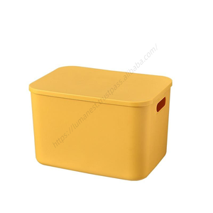 Caja de Almacenamiento de Plástico Multicolor al por Mayor con Asa Hueca, Contenedores Apilables con Tapa para Organizar Artículos Diversos - ¡Gran Venta! - Product Image 5