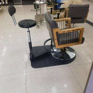 Sillón de Barbería de Lujo de Acero con Rotación de 360 Grados, Bomba Hidráulica, Diseño de una Pieza, Taburete de Trabajo Grande, Económico y de Alta Comodidad para Barbería - Product Image 3