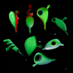 48 pièces/ensemble nouveau Type <span class=keywords><strong>de</strong></span> gros pêche d'<span class=keywords><strong>hiver</strong></span> petit leurre coloré goutte <span class=keywords><strong>de</strong></span> pluie rougeoyante glace gabarits tête ensemble dans une boîte <span class=keywords><strong>de</strong></span> matériel ensemble - Product Image 3