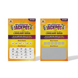 Impresión <span class=keywords><strong>de</strong></span> Tarjetas <span class=keywords><strong>de</strong></span> Lotería Rasca y Gana Personalizadas en Papel Couché a Bajo <span class=keywords><strong>Precio</strong></span>, Impresión CMYK, Tarjetas <span class=keywords><strong>de</strong></span> Lotería Rasca y Gana, Tarjetas Ganadoras - Product Image 1