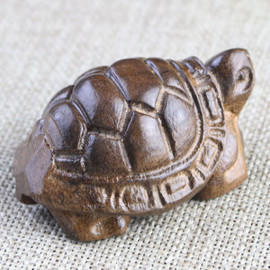 Figura de tortuga Greywood, diseño tradicional compacto para decoración de sala de estar, pieza única hecha a mano en Vietnam - Product Image 2