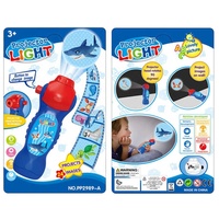 Jouet éducatif pour la petite enfance, lampe torche, jouets amusants, projecteur de dinosaures, lampe torche de requin pour l'apprentissage nocturne, histoire du sommeil