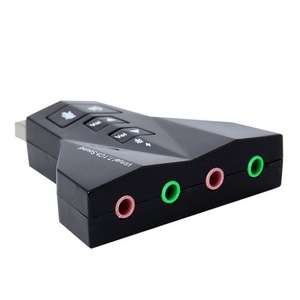 Tarjeta de sonido USB de 7.1 canales, adaptador de audio externo para juegos de ordenador portátil - Product Image 1