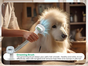 Kit de Toilettage pour Animaux Domestiques en Promotion – Aspirateur à Poils Silencieux pour Chiens et Chats, Tondeuse et Aspirateur à Main pour Animaux - Product Image 2