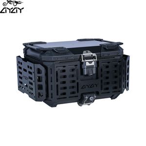 65L grande capacité pour <span class=keywords><strong>BMW</strong></span> cadre d'origine boîte supérieure multifonctionnel en alliage d'aluminium blindé étanche coffre arrière pour bagages - Product Image 2