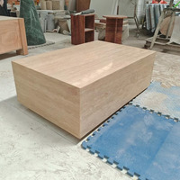 Table basse rectangulaire moderne en travertin, base en marbre beige, mobilier de salle à manger, utilisation hospitalière