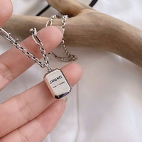 Collar con Colgante de Estrella y Letra Cuadrada, Cadena de Clavícula Simple y Moderna, Joyería de Moda para Mujer, Regalo