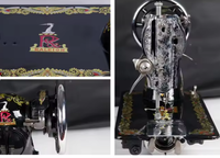Machine à coudre manuelle JUKKY modèle papillon noire, idéale pour la couture domestique et professionnelle, prix usine - Meilleure vente