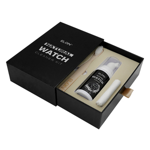 50ml 프리미엄 고급 시계 및 보석 클리너 천 및 브러시가있는 폼 천연 성분 시계 클리너 키트 - Product Image 2