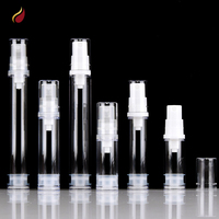 Flacons de sérum en PP à paroi épaisse de luxe, sans BPA, avec couleur personnalisée et pompe de précision pour les soins de la peau professionnels