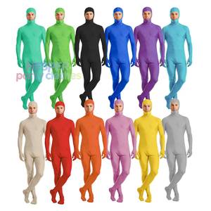 ชุดคอสตูมฮาโลวีน HP แบบเปิดหน้า สีพื้น ชุดจั๊มสูทหลากสีสำหรับการแสดงบนเวที สำหรับผู้ใหญ่ - Product Image 1