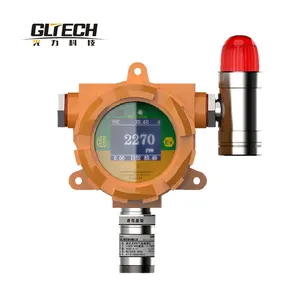 GLTech uso industrial ATEX fixo gás combustível detector CH4 GLP álcool gás detector
