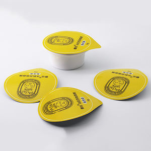 אטם חום לפני חיתוך PP PS <span class=keywords><strong>PE</strong></span> גביע יוגורט סרט מכסה נייר אלומיניום סרט אריזה רכה לאריזת מזון שימוש תעשייתי - Product Image 6