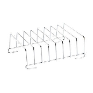 Accessoires de friteuse à air en gros : Support carré à 2 niveaux pour four, double compartiment alimentaire - Product Image 6