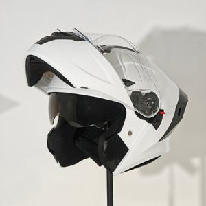 Venta caliente ABS <span class=keywords><strong>Modular</strong></span> Unisex Motocicleta Cascos Flip Dual Visor para Integrado Liberación Rápida Nueva Condición Portátil - Product Image 2