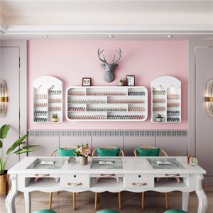 Nouveau 2025 – Livraison Gratuite – Présentoir Mural en Métal au Design Moderne pour Ongles – Rangement Cosmétique pour Vernis à Ongles et Colle MK - Product Image 2