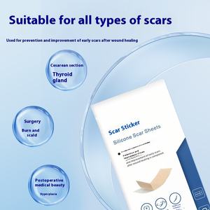 Parche de cicatriz de gel de silicona de grado médico genuino, tiritas de esterilización independientes <span class=keywords><strong>para</strong></span> la prevención temprana de <span class=keywords><strong>cicatrices</strong></span> - Product Image 4