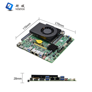 Placa base industrial Intel I5 8300H DDR4 HD DP LVDS EDP Display 2 LAN 6 COM Linux Embedded Mini Itx Motherboard - Product Image 3