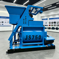 Bétonnière JS750 pour Centrale à Béton HZS35, Usine de Préfabrication et Travaux de Malaxage sur Chantier